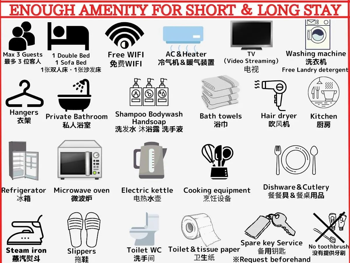 Best Located Shinjuku Central Full-Furnished Apartment 3Minwalk To Station2 Tokyo